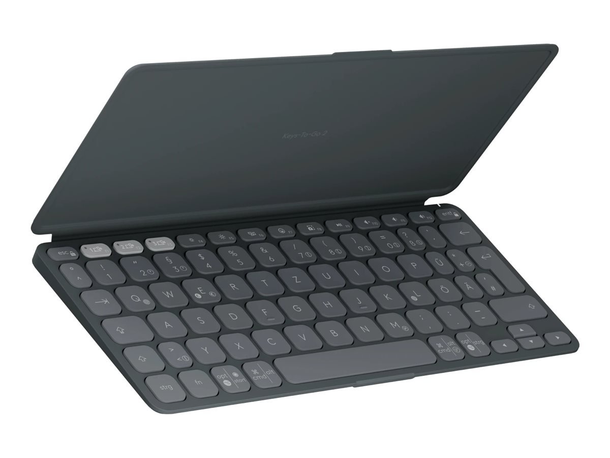 Logitech Keys-To-Go 2 Grafit Deutsch Bluetooth