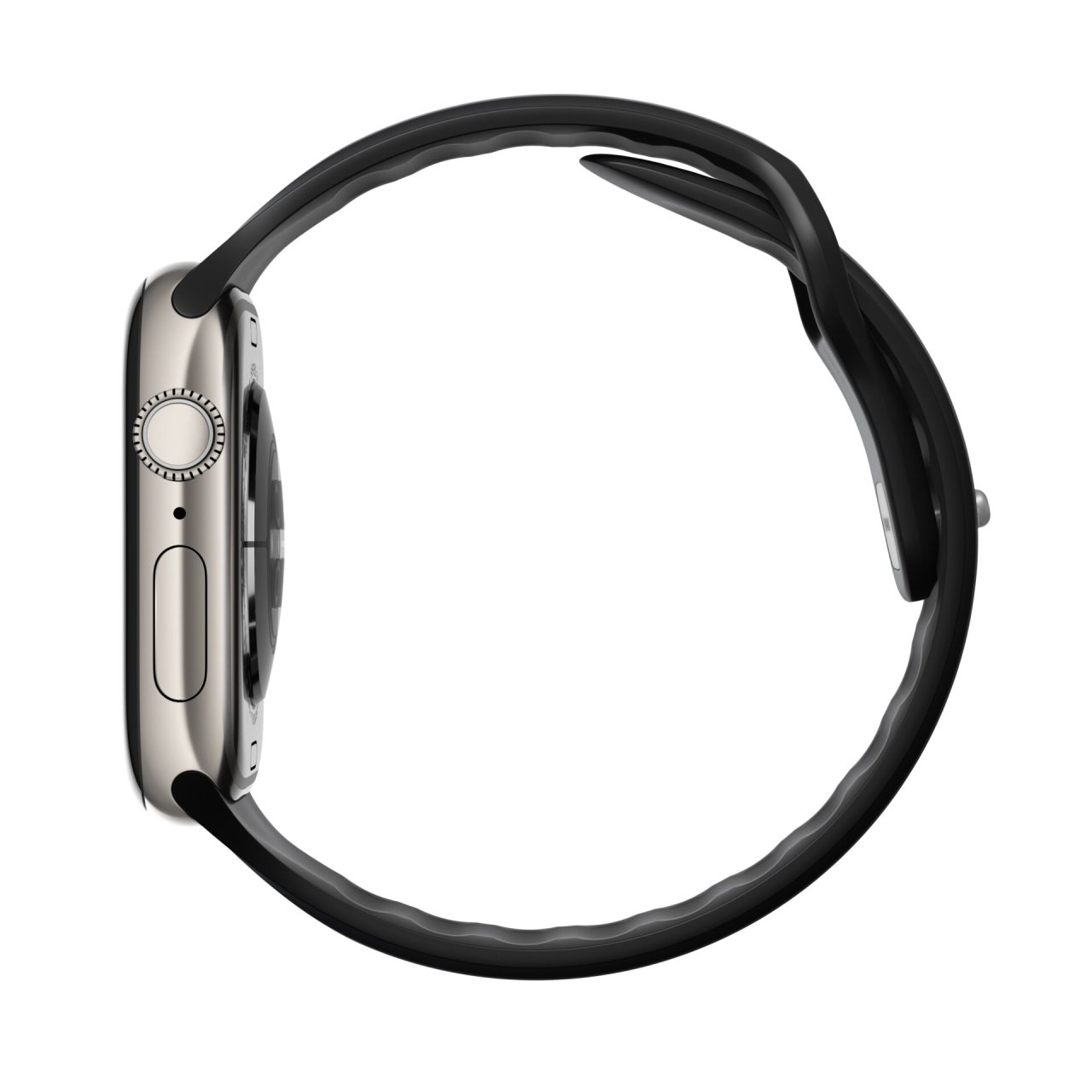 Nomad Tempo Band für Apple Watch Schwarz 42 (Series 1/2/3)/44/45/46/49mm Silikon