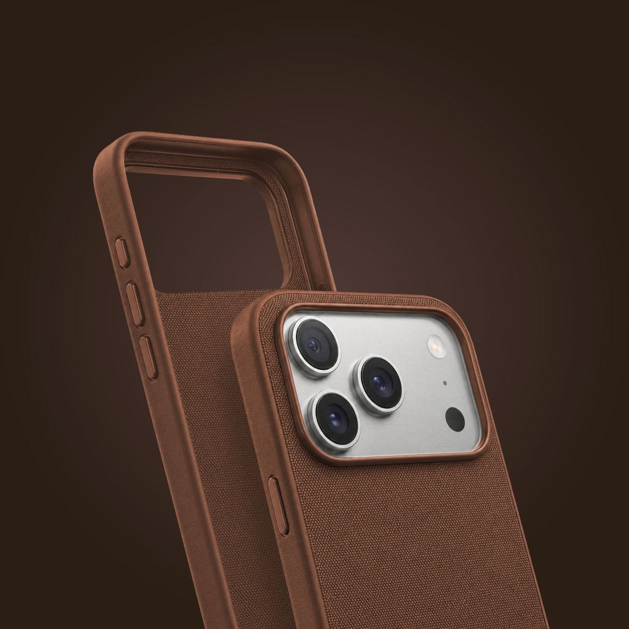 Fabric Case iPhone 18 Pro Max Braun iPhone 17 Pro Max iPhone 18 Pro Max