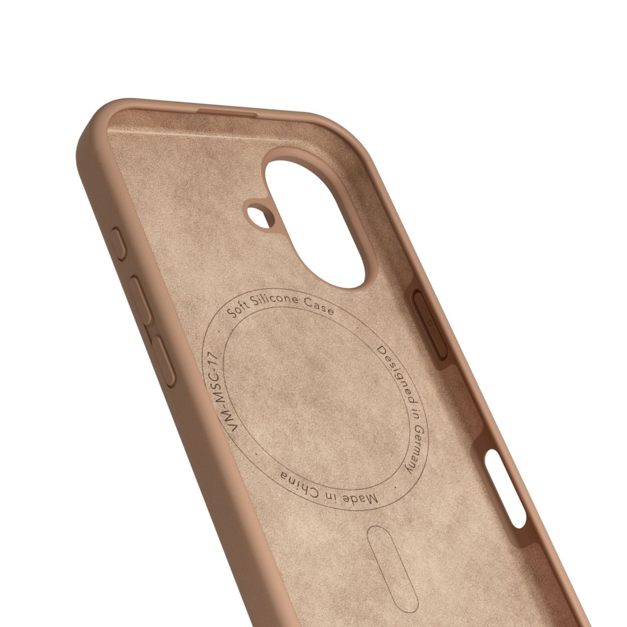 Vonmählen Soft Silikon Case für iPhone 17 Dark Cream iPhone 17 Silikon