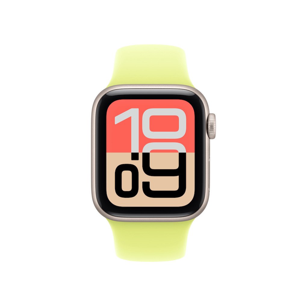 Apple Sportarmband Neongelb 40mm M/L (150-200 mm Umfang) Fluoroelastomer