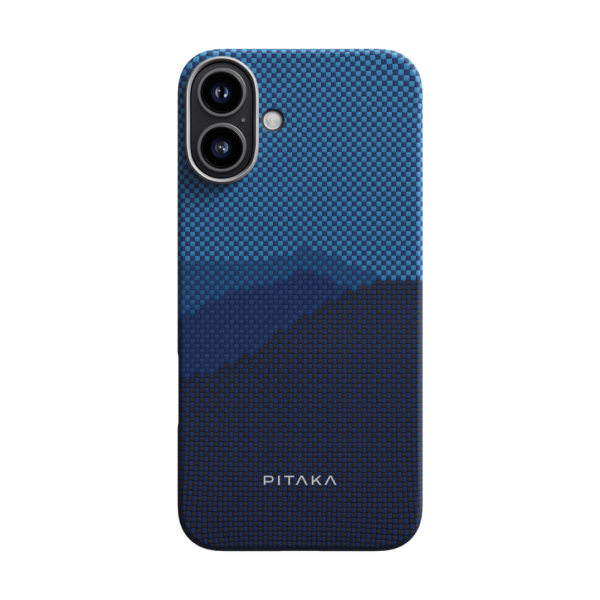 Pitaka Tactile Woven Case aus kratzfester Aramidfaser für Apple iPhone 16, MagSafe-kompatibel, mit 3