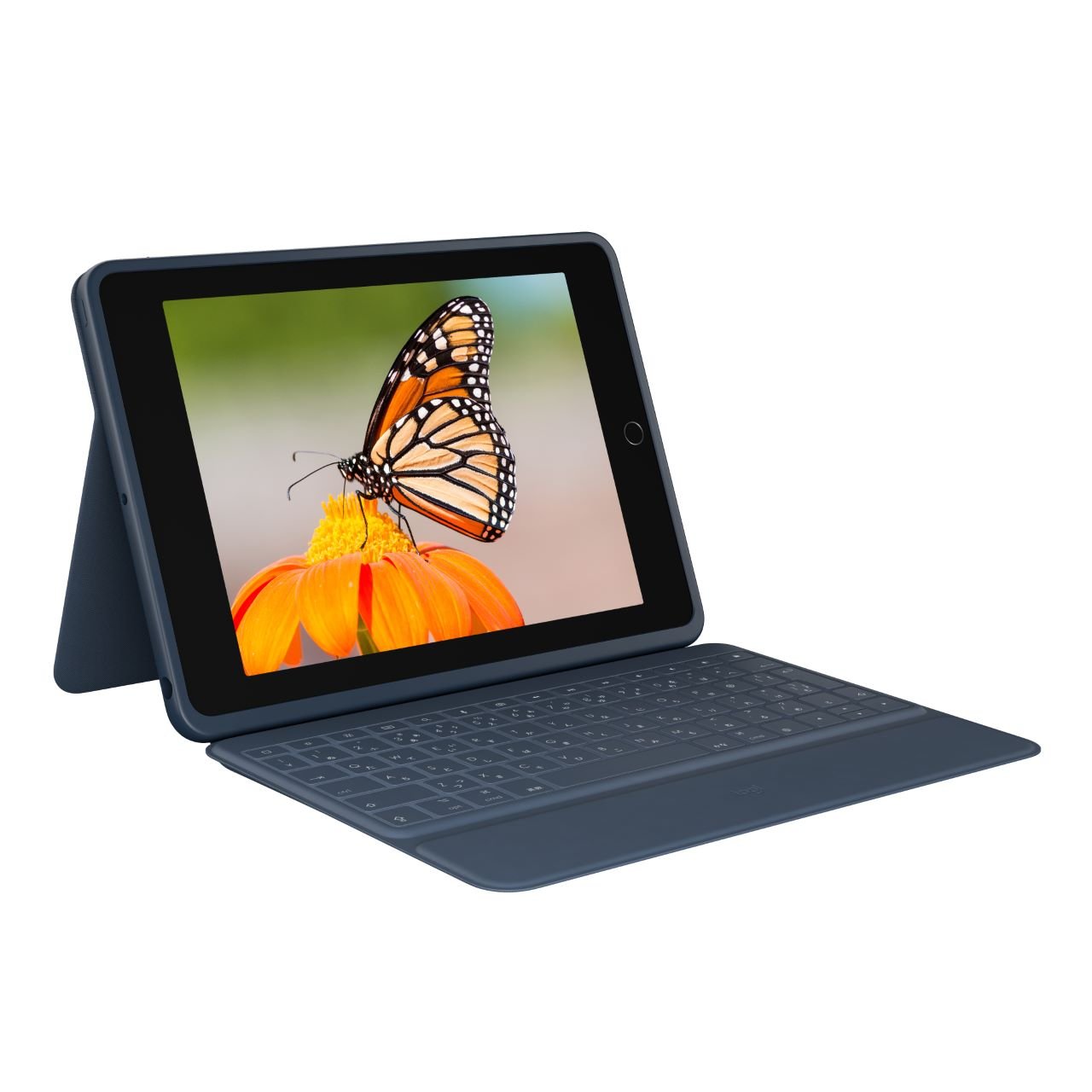 Logitech Rugged Combo 3 Case für iPad 10.2" (BULK) Blau iPad 10,2" Deutsch Smart Connector