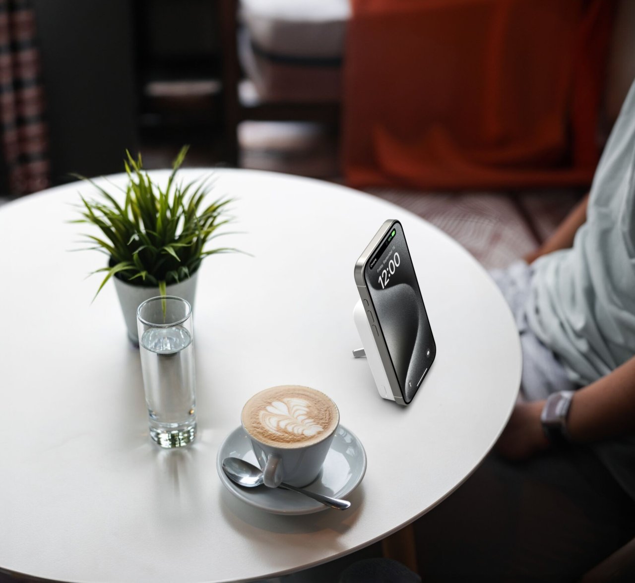 Belkin magnetische Powerbank mit QI2 Weiß MagSafe 8.000mAh