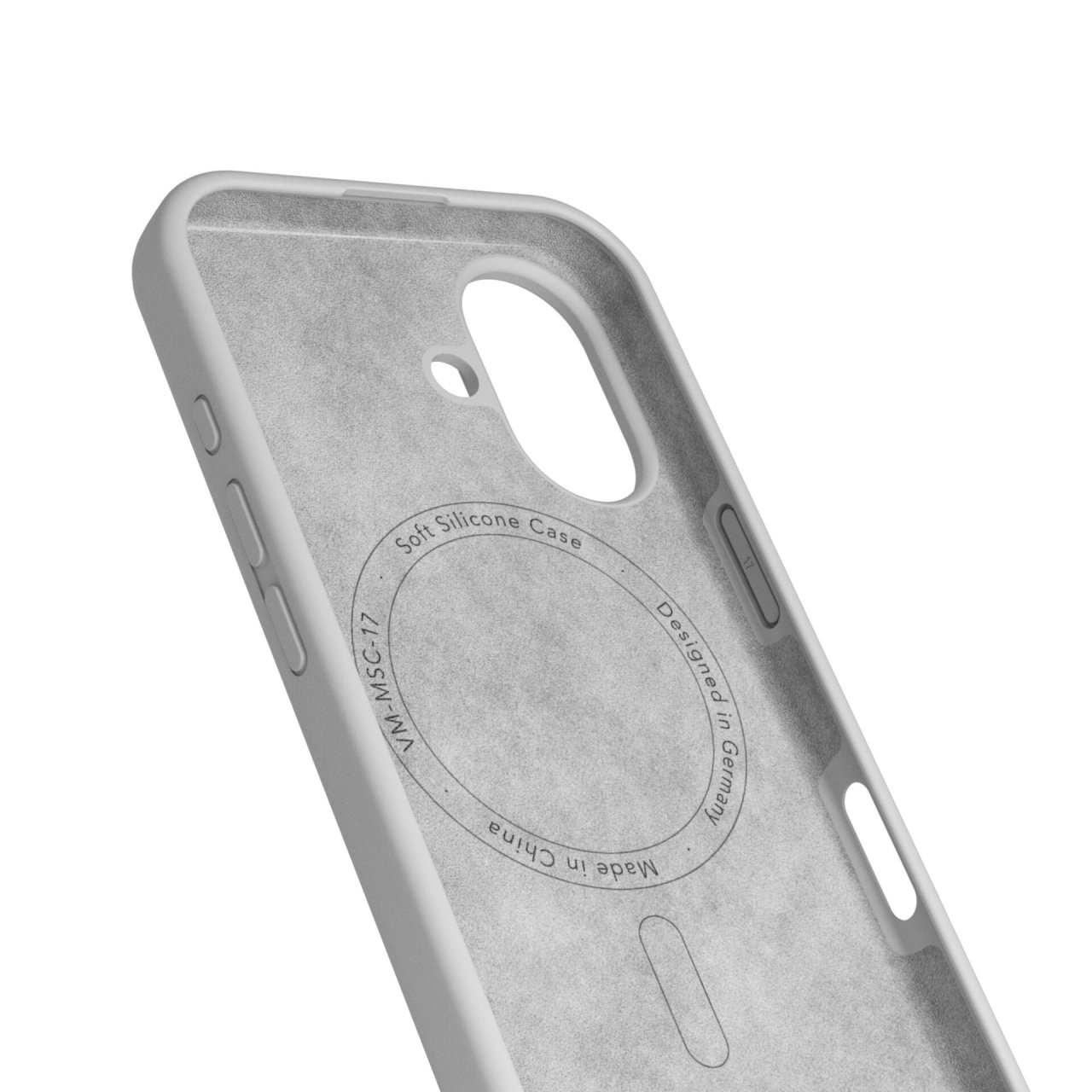 Vonmählen Soft Silikon Case für iPhone 17 Light Gray iPhone 17 Silikon