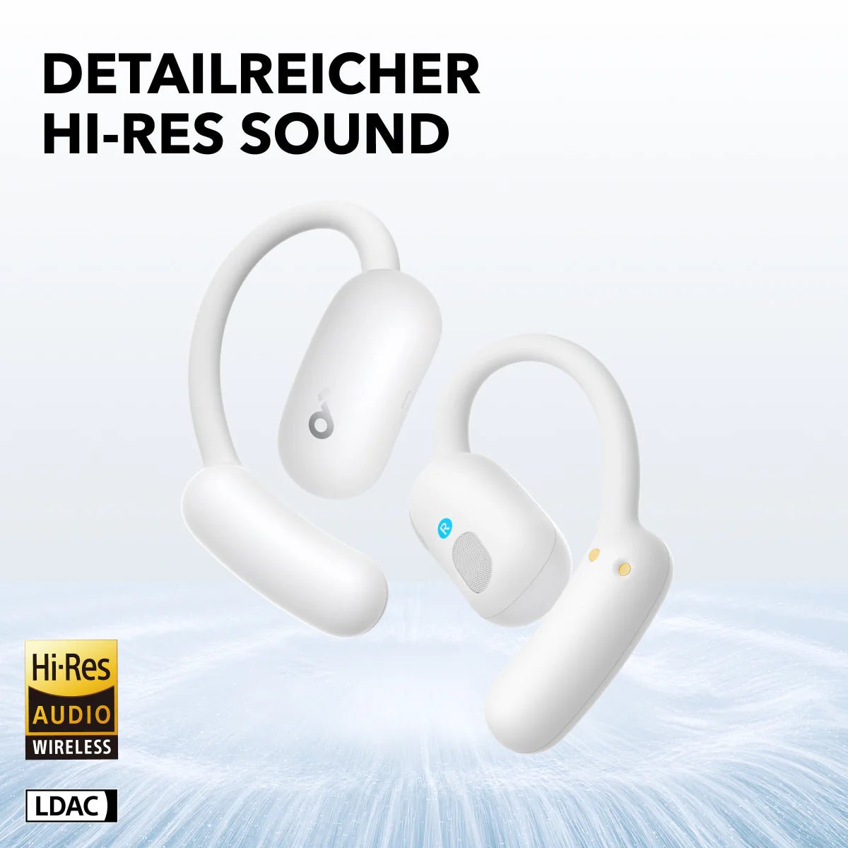 Soundcore AeroFit 2 Kopfhörer Weiß Open-Ear Kabellos