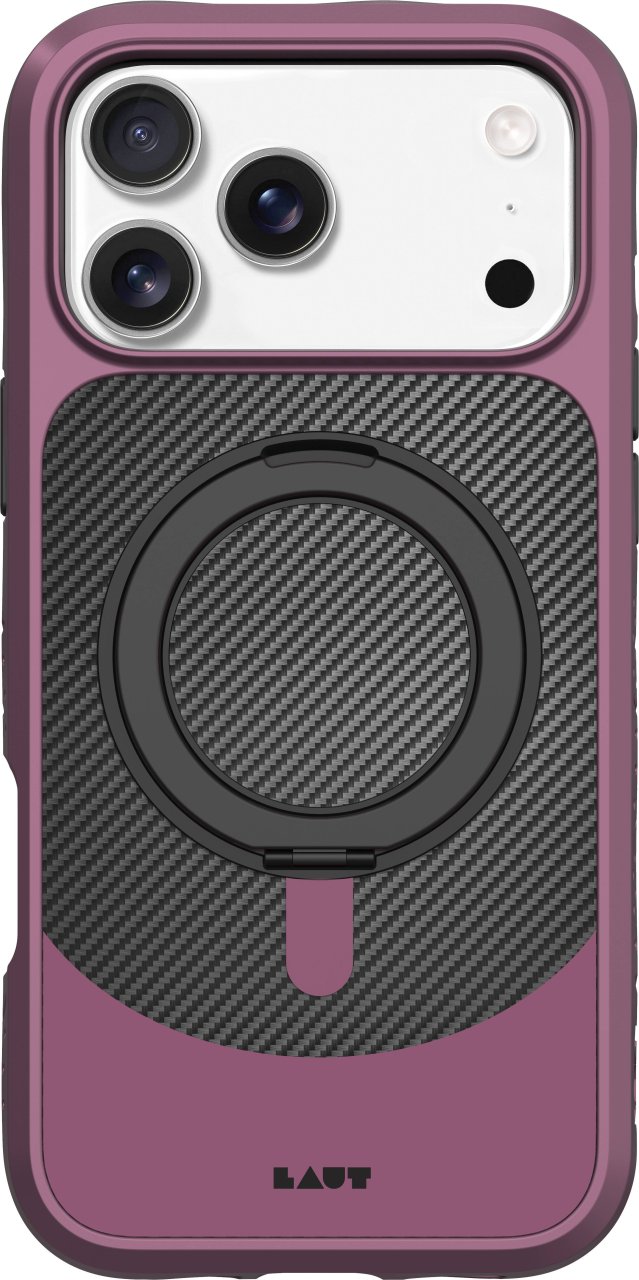 LAUT Carbon Matter Case für iPhone 17 Pro Max Weinrot iPhone 17 Pro Max Kunststoff
