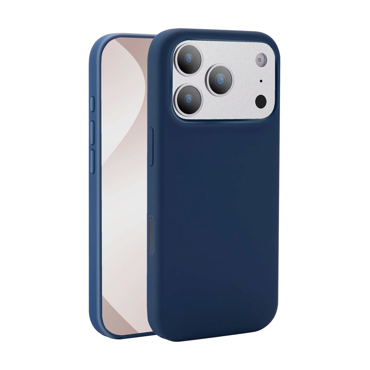 Shockguard Silikon Case für iPhone 17 Pro Max Dunkelblau iPhone 17 Pro Max Silikon