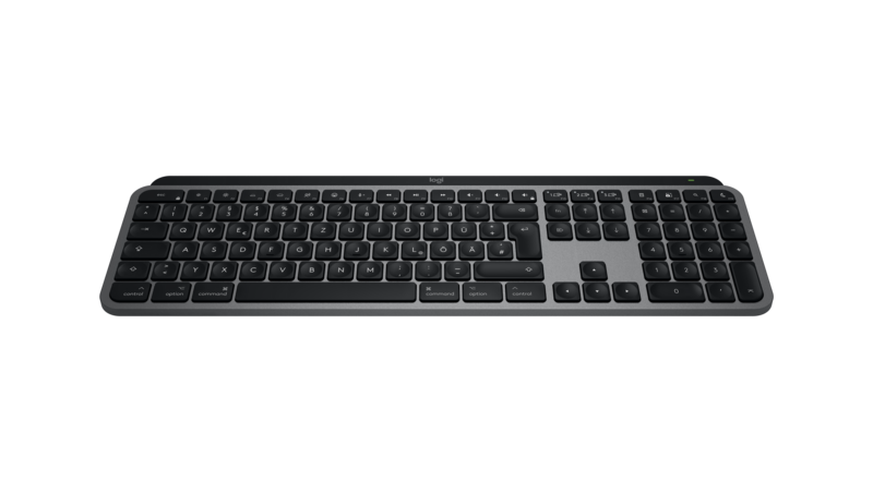Logitech Master Series MX Keys S für Mac Space Grau Deutsch Bluetooth