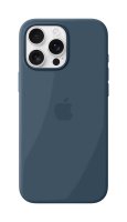 Apple iPhone 16 Pro Max Silikon Case mit MagSafe Denim