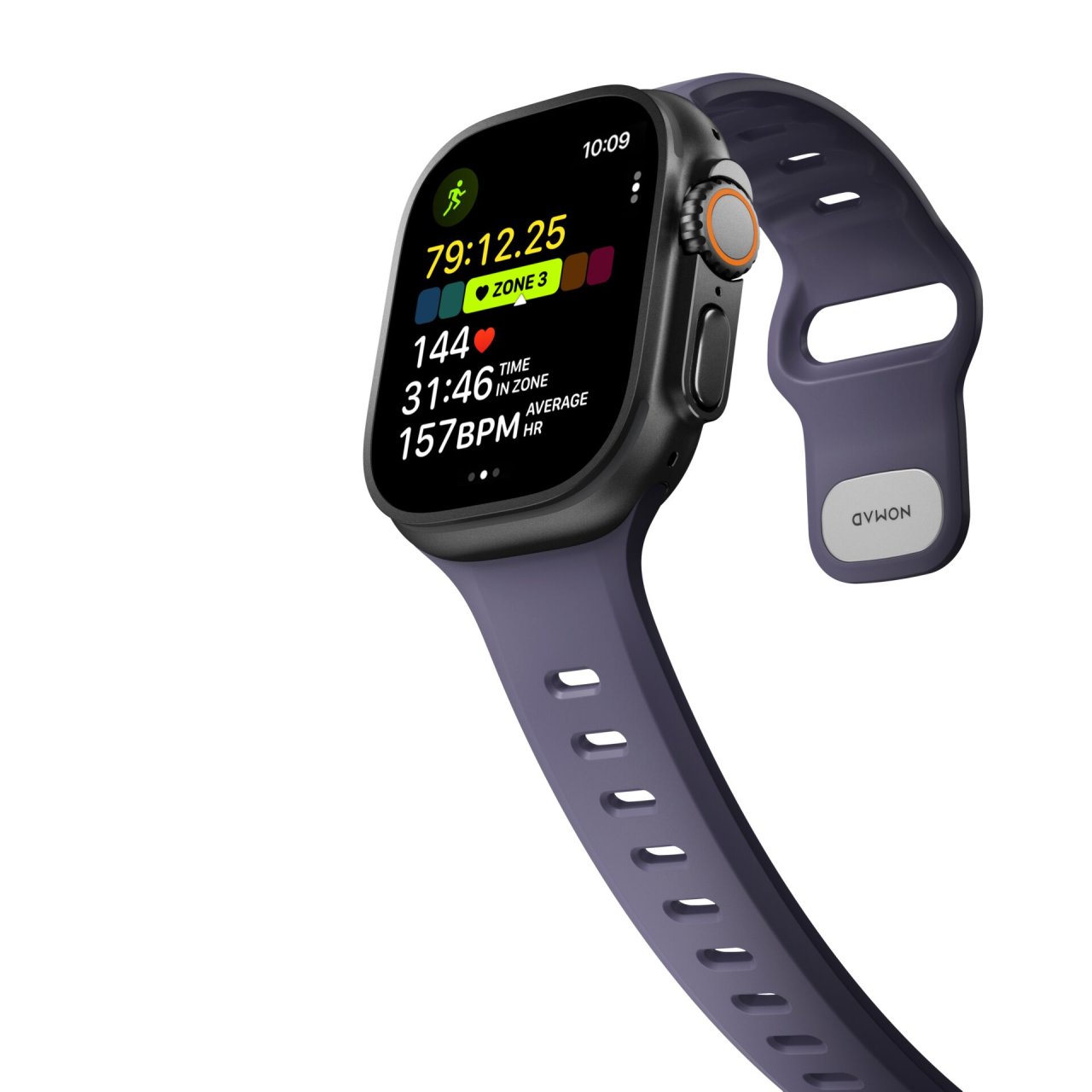 Nomad Tempo Band für Apple Watch Lila 42 (Series 1/2/3)/44/45/46/49mm Silikon