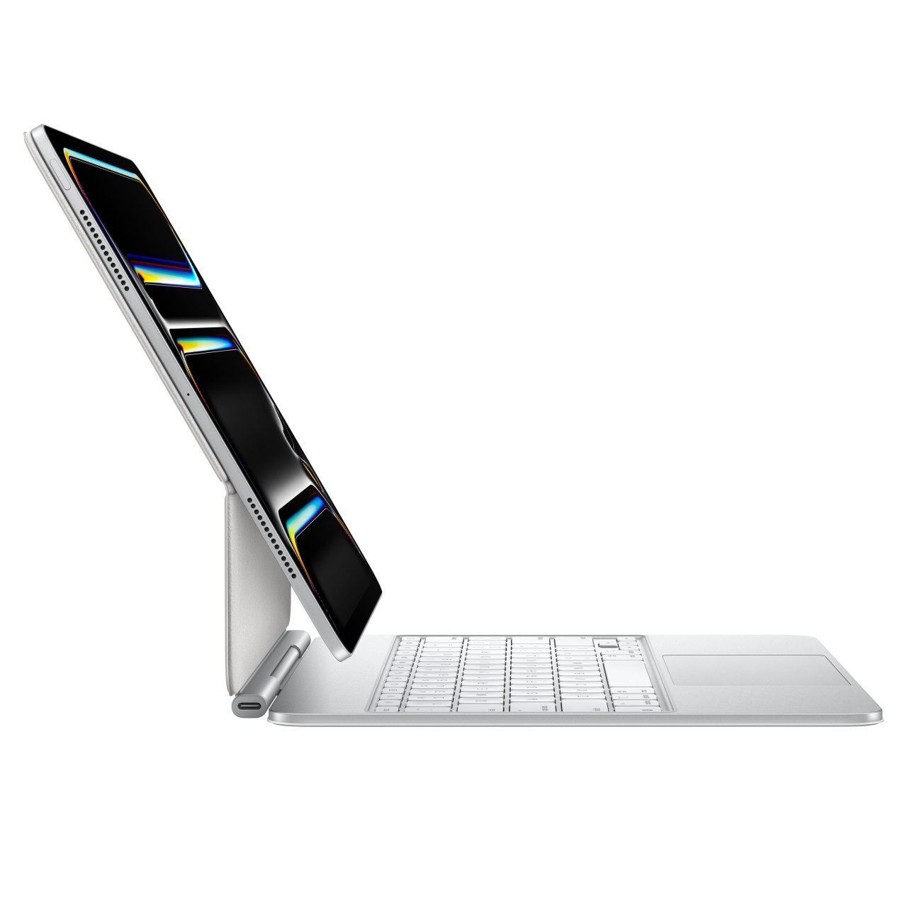 Apple Magic Keyboard für iPad Pro 13" Weiß iPad Pro 13" US Englisch 2 - 3 W Kabellos