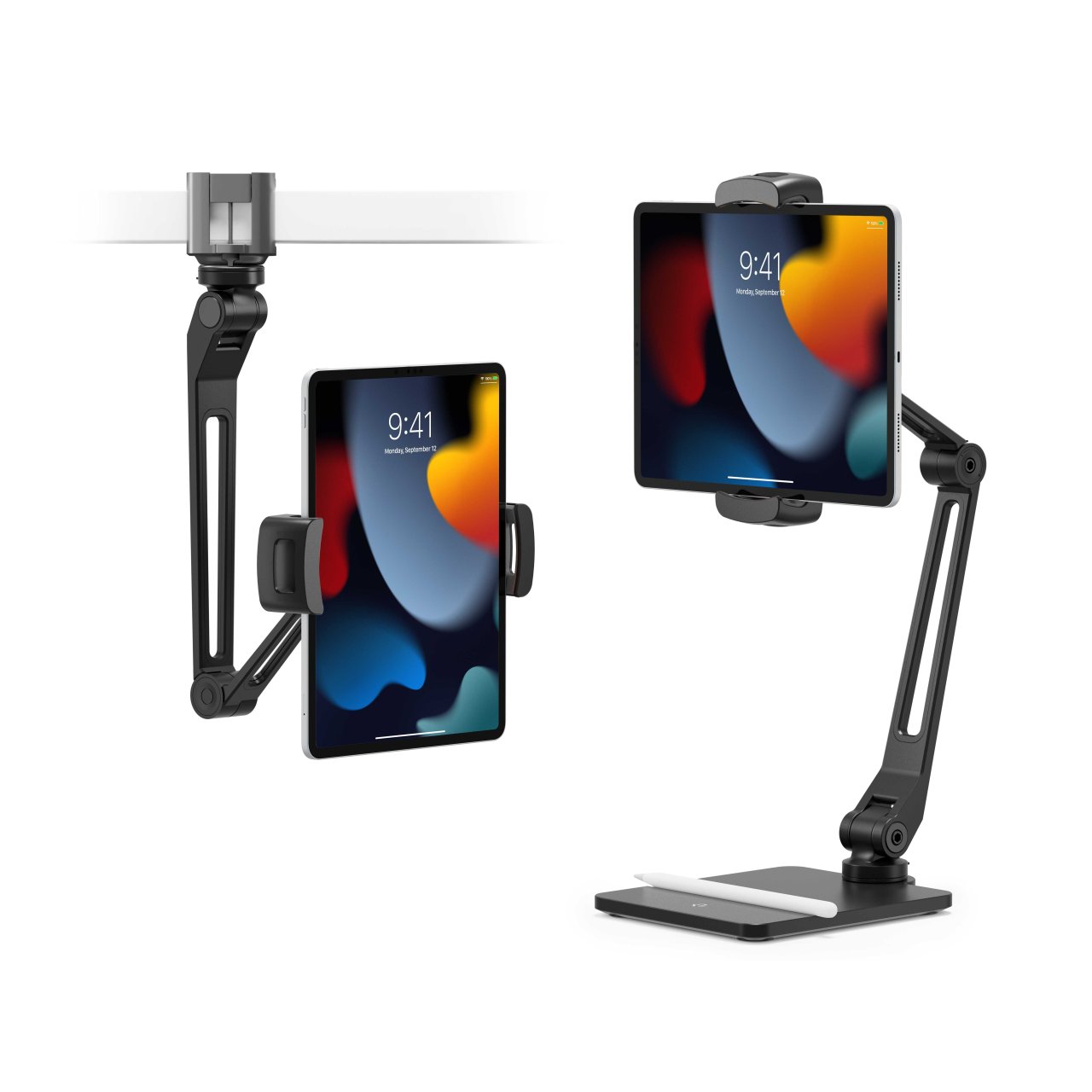 Twelve South HoverBar Duo flexible Halterung für Smartphone & Tablet Schwarz Smartphone + Tablet