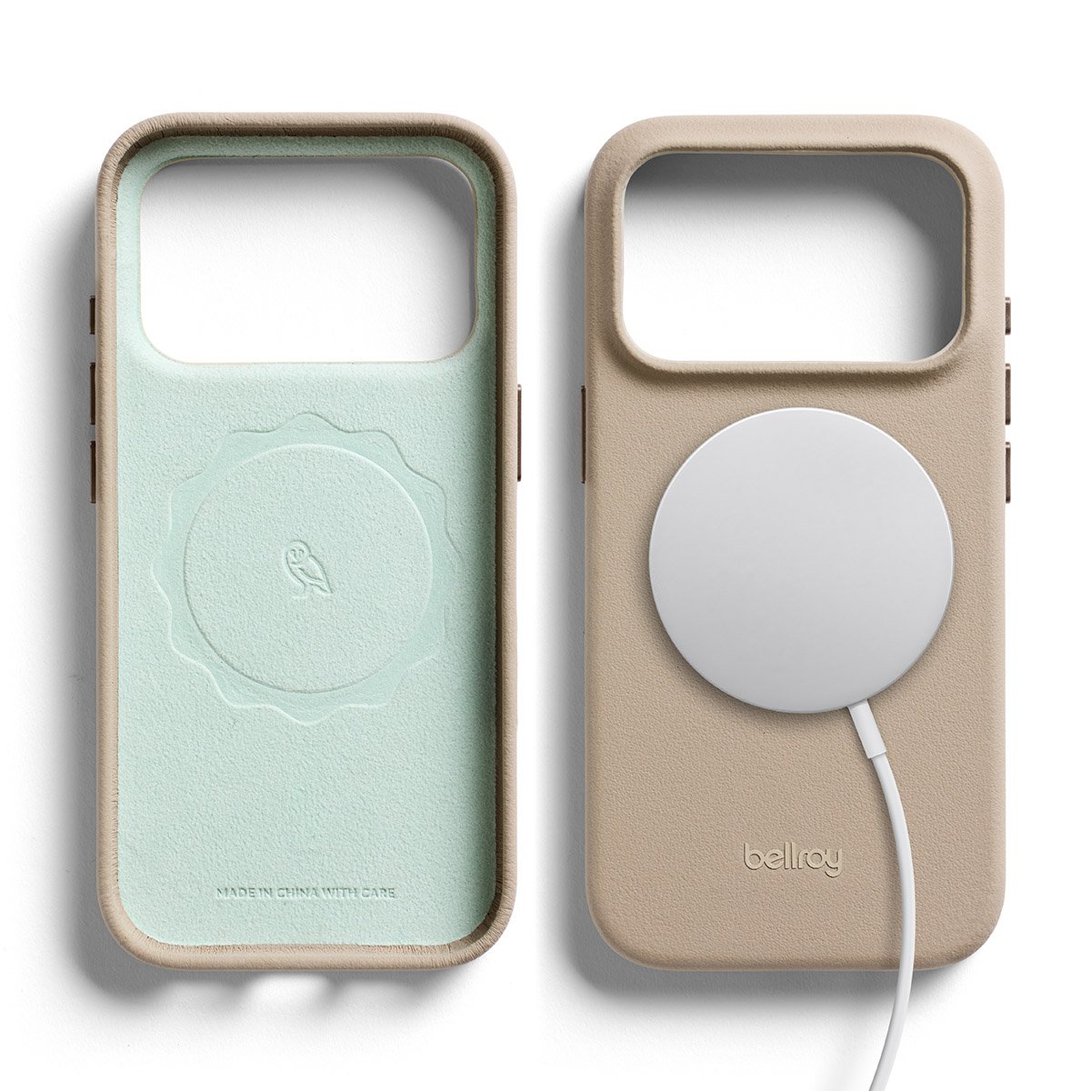Bellroy Innovera Case für iPhone 17 Pro Tahini iPhone 17 Pro Lederimitat