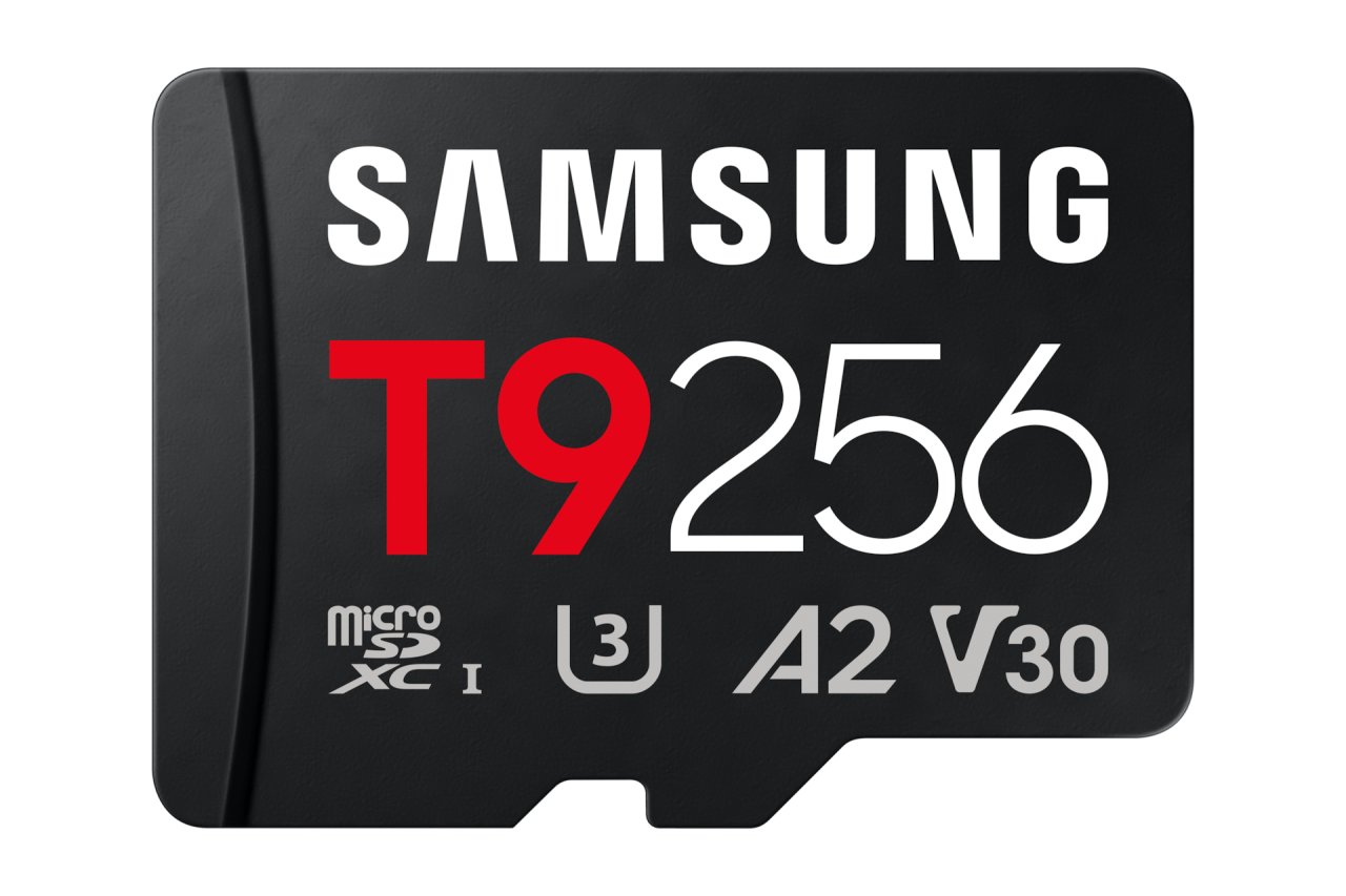 Samsung T9 microSD Speicherkarte Schwarz 256GB