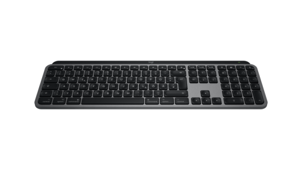 Logitech Master Series MX Keys S für Mac, Wireless Tastatur, Space Grau