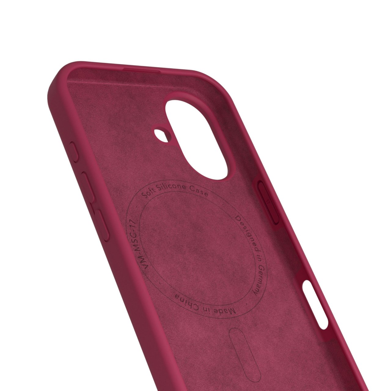 Vonmählen Soft Silikon Case für iPhone 17 Dark Red iPhone 17 Silikon
