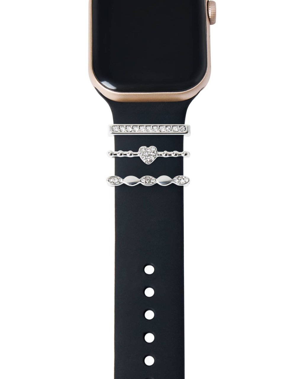 Ideal of Sweden Watch Band Charms Silver Sparkle