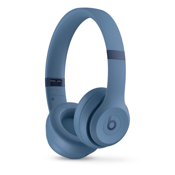 Beats Solo 4, Wireless On-Ear Kopfhörer, Schieferblau