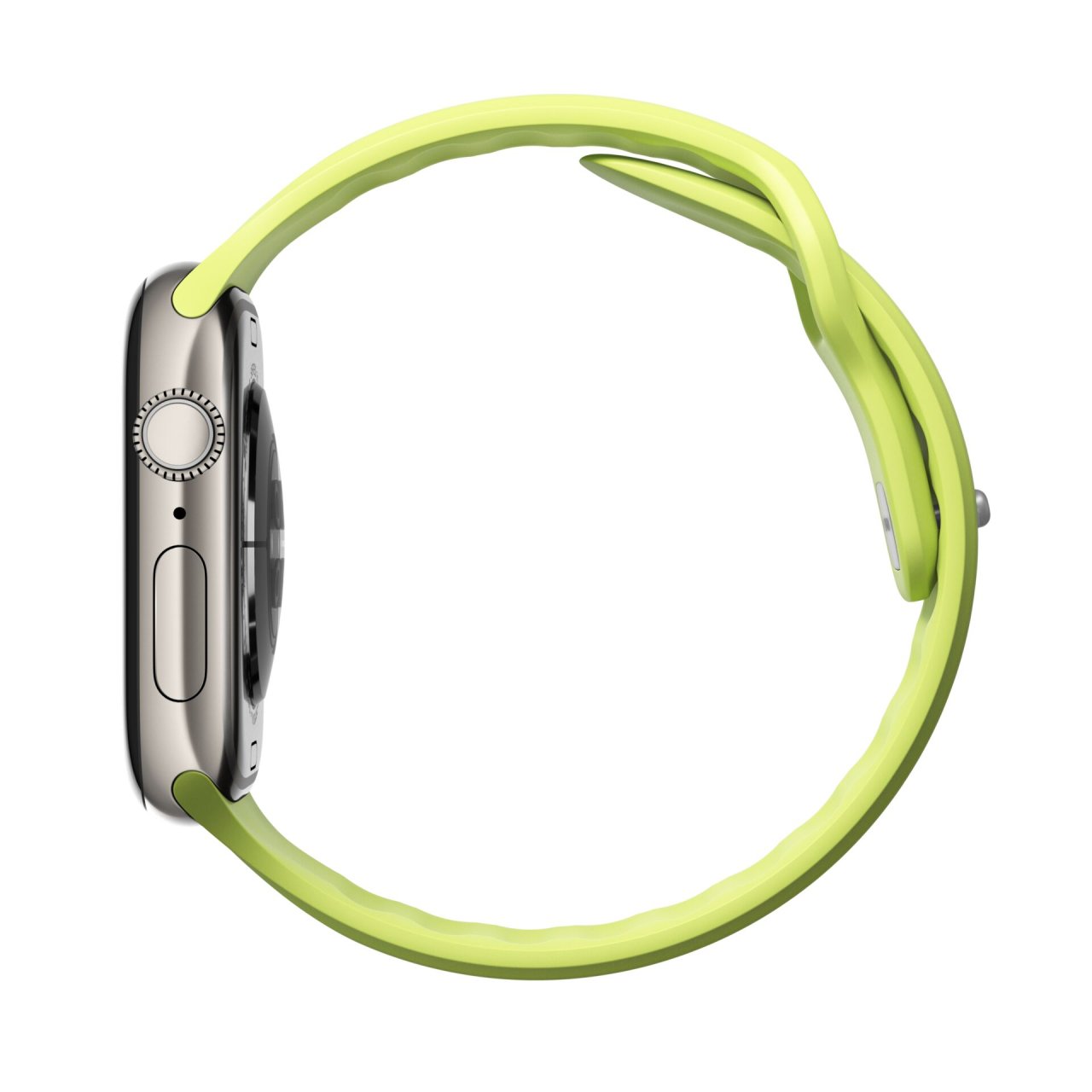 Nomad Tempo Band für Apple Watch Lime 42 (Series 1/2/3)/44/45/46/49mm Silikon