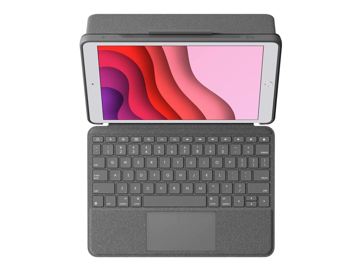 Logitech Combo Touch für iPad 10.2" (9. Gen.) Grafit iPad 10,2" Schweiz Smart Connector