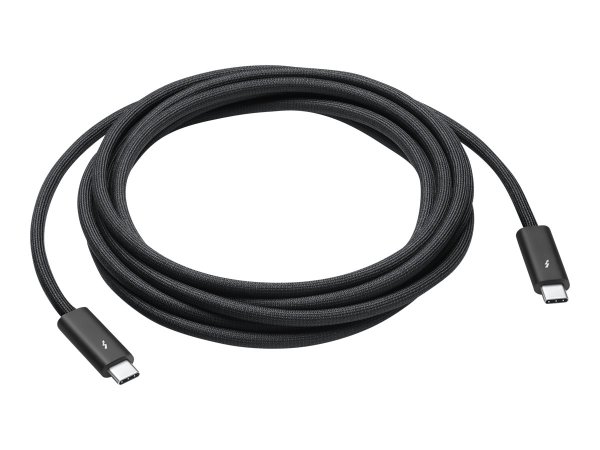 Apple Thunderbolt 4 Pro Kabel, 3m, Schwarz