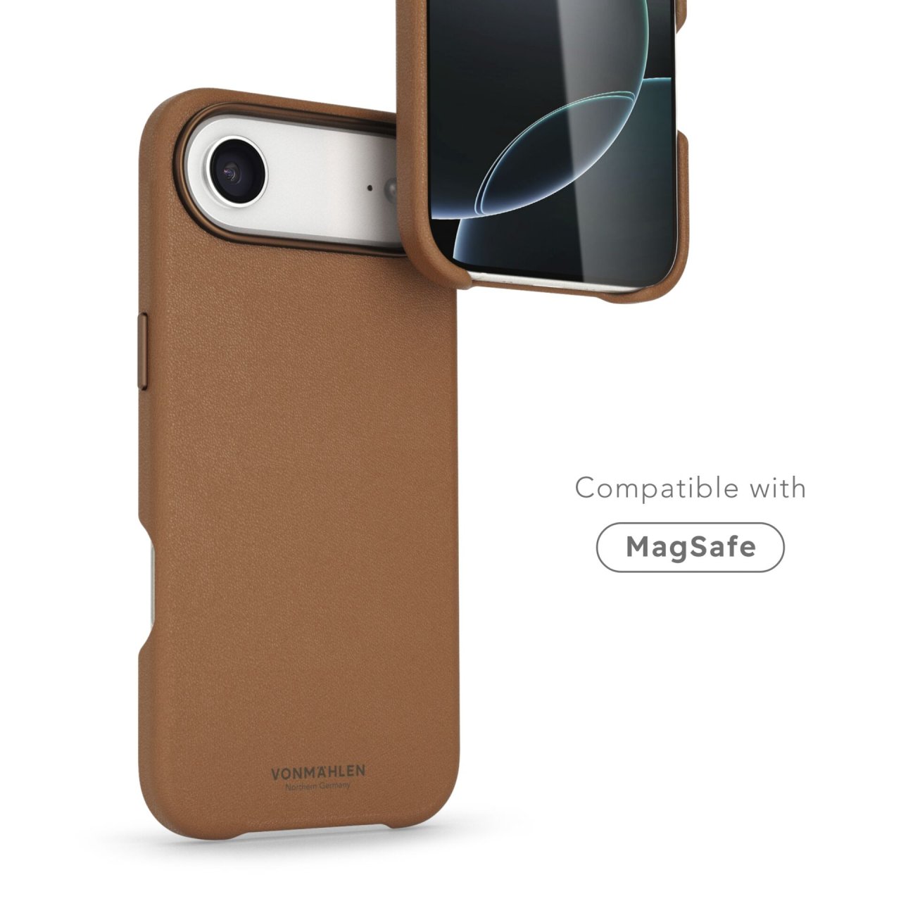 Vonmählen Vegan Leder Case für iPhone Air Braun iPhone Air Lederimitat