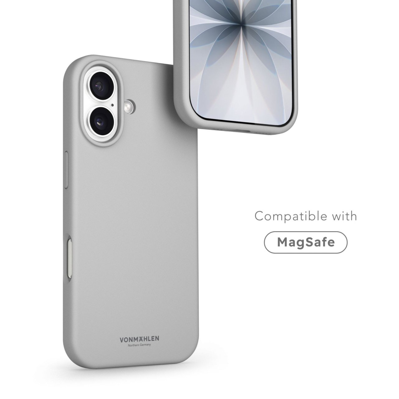 Vonmählen Soft Silikon Case für iPhone 17 Light Gray iPhone 17 Silikon