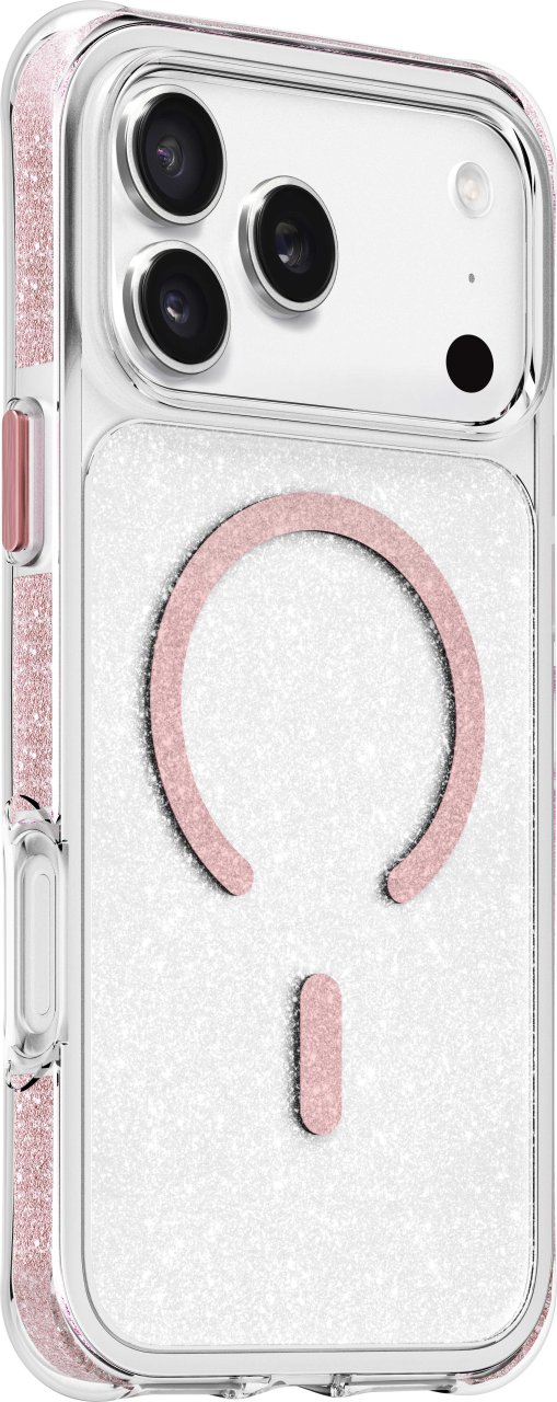 LAUT Aero Sparkle Case für iPhone 17 Pro Crystal Pink iPhone 17 Pro Kunststoff
