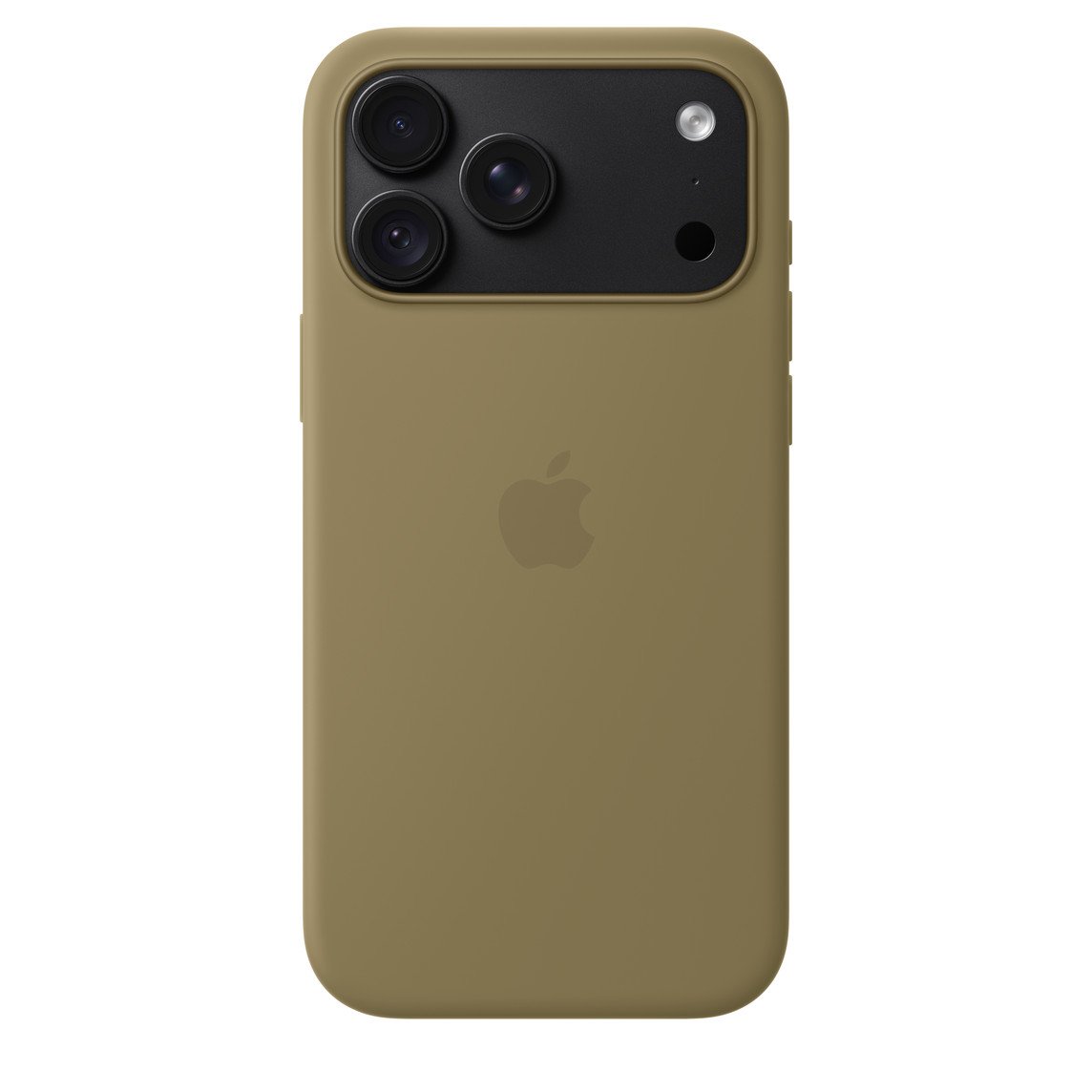 Apple iPhone 18 Pro Max Silikon Case mit MagSafe Oliv iPhone 18 Pro Max