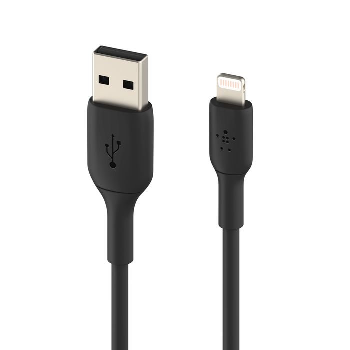 Belkin USB-A auf Lightning Kabel Schwarz USB-A auf Lightning 0,15m