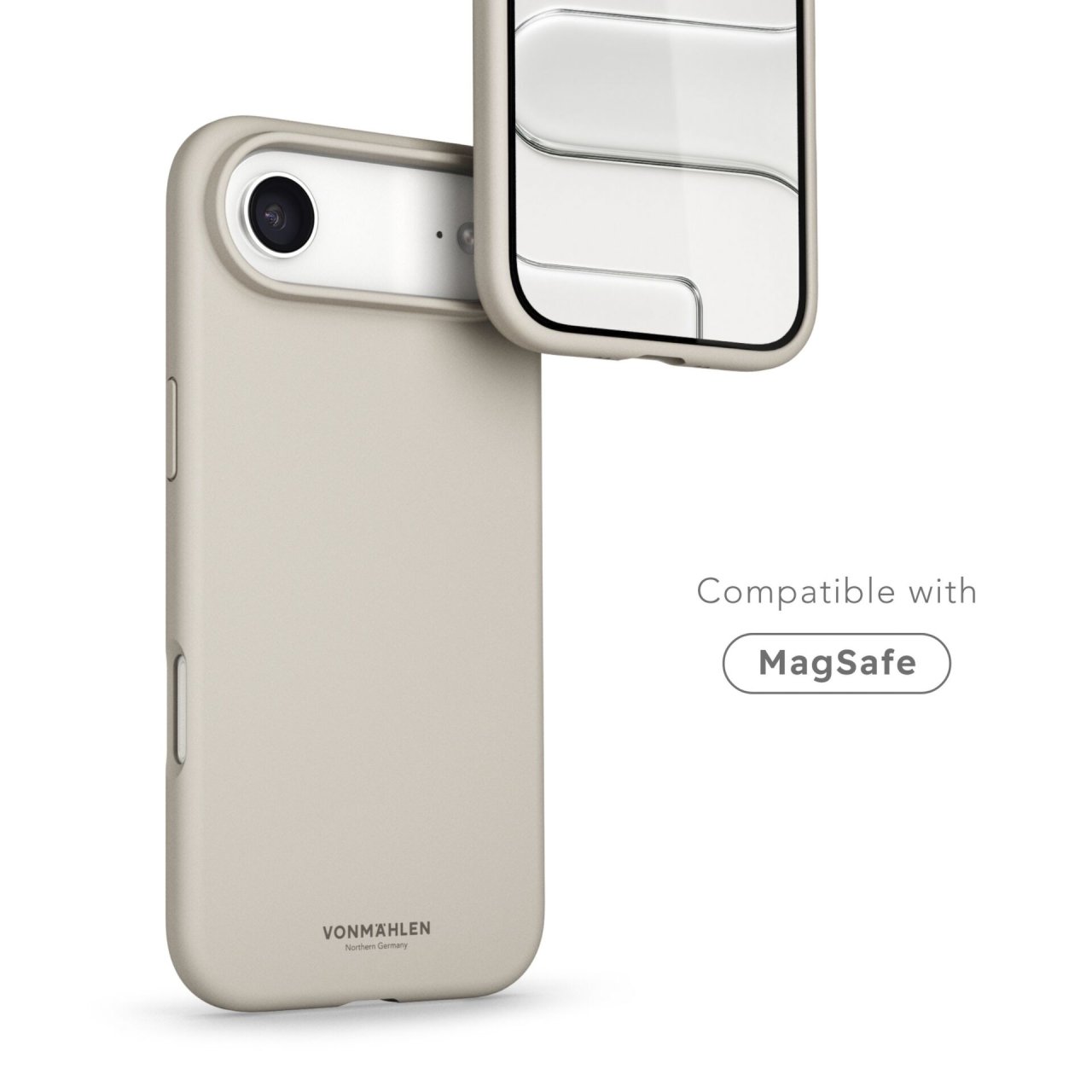 Vonmählen Soft Silikon Case für iPhone Air Cream iPhone Air Silikon