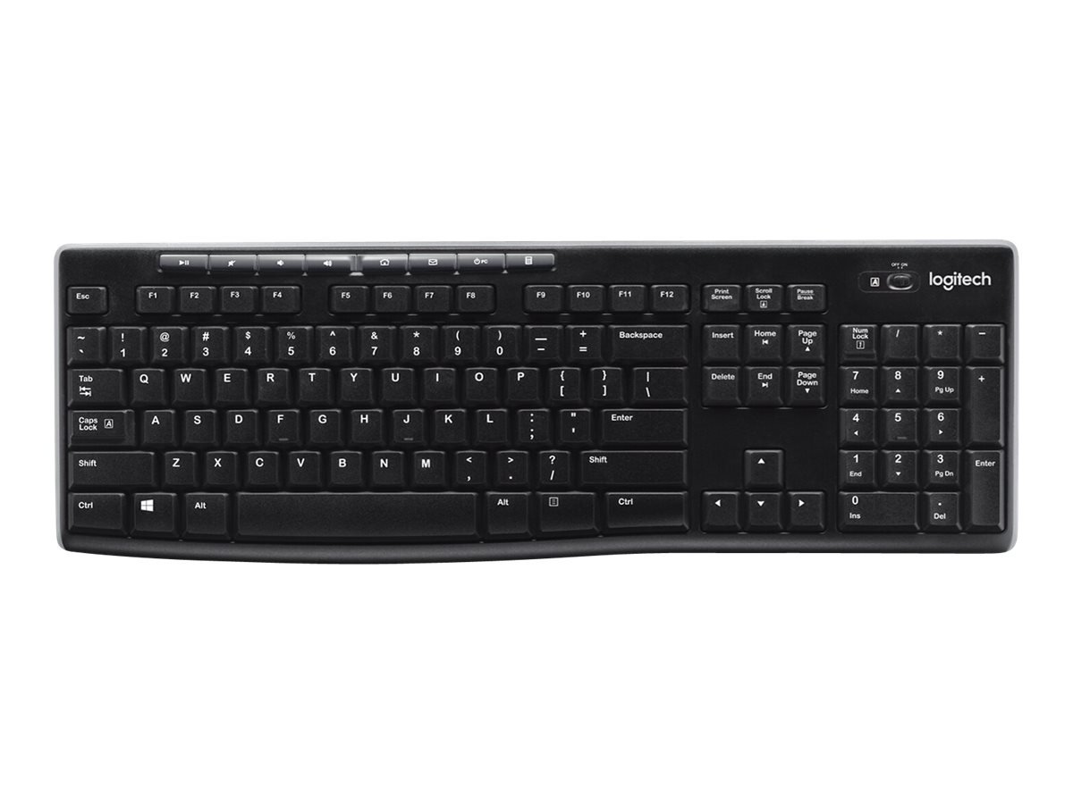 Logitech Wireless Keyboard K270 Schwarz Schweiz Kabellos via USB