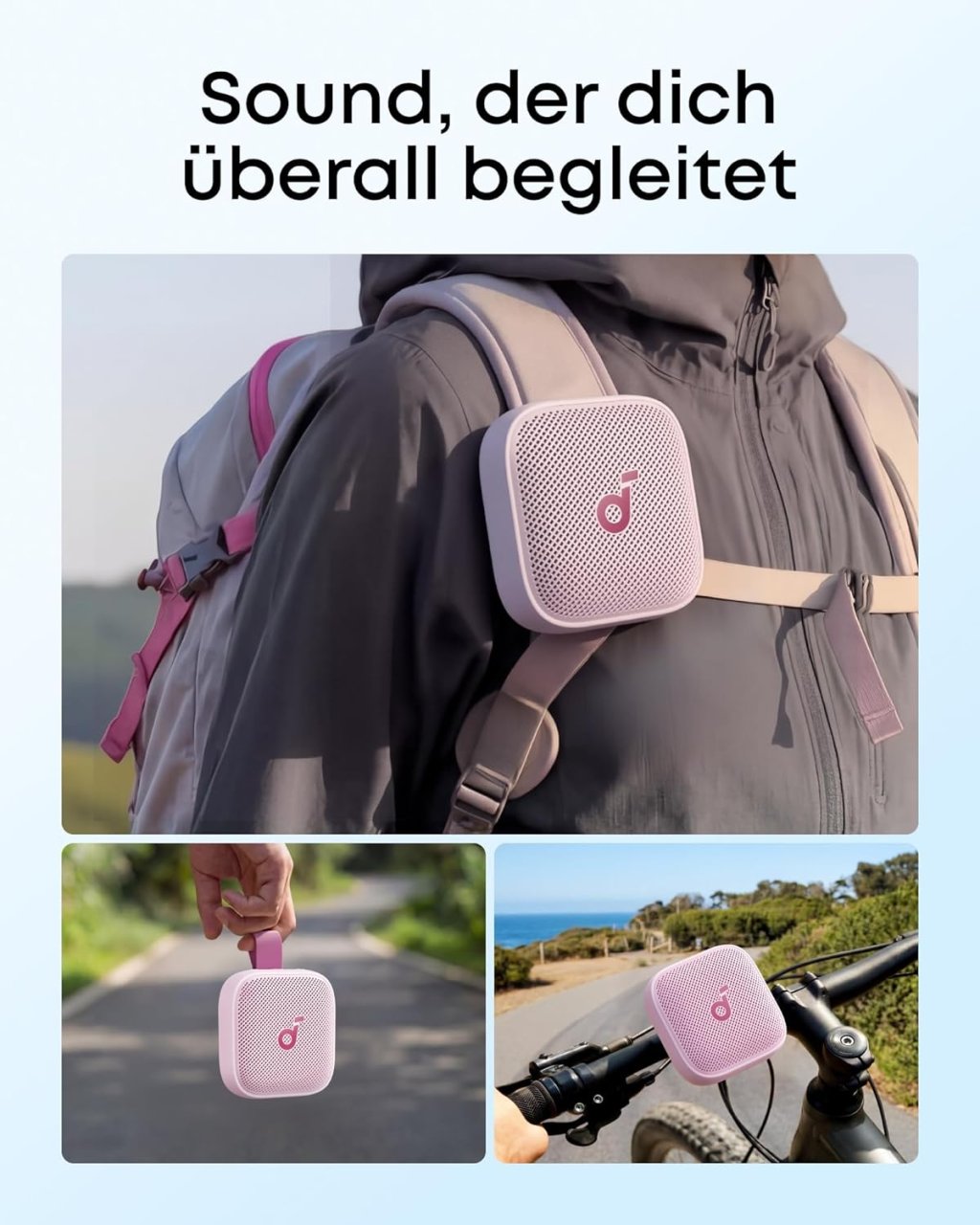 Anker Soundcore Boom Go 3i Pink Kabellos