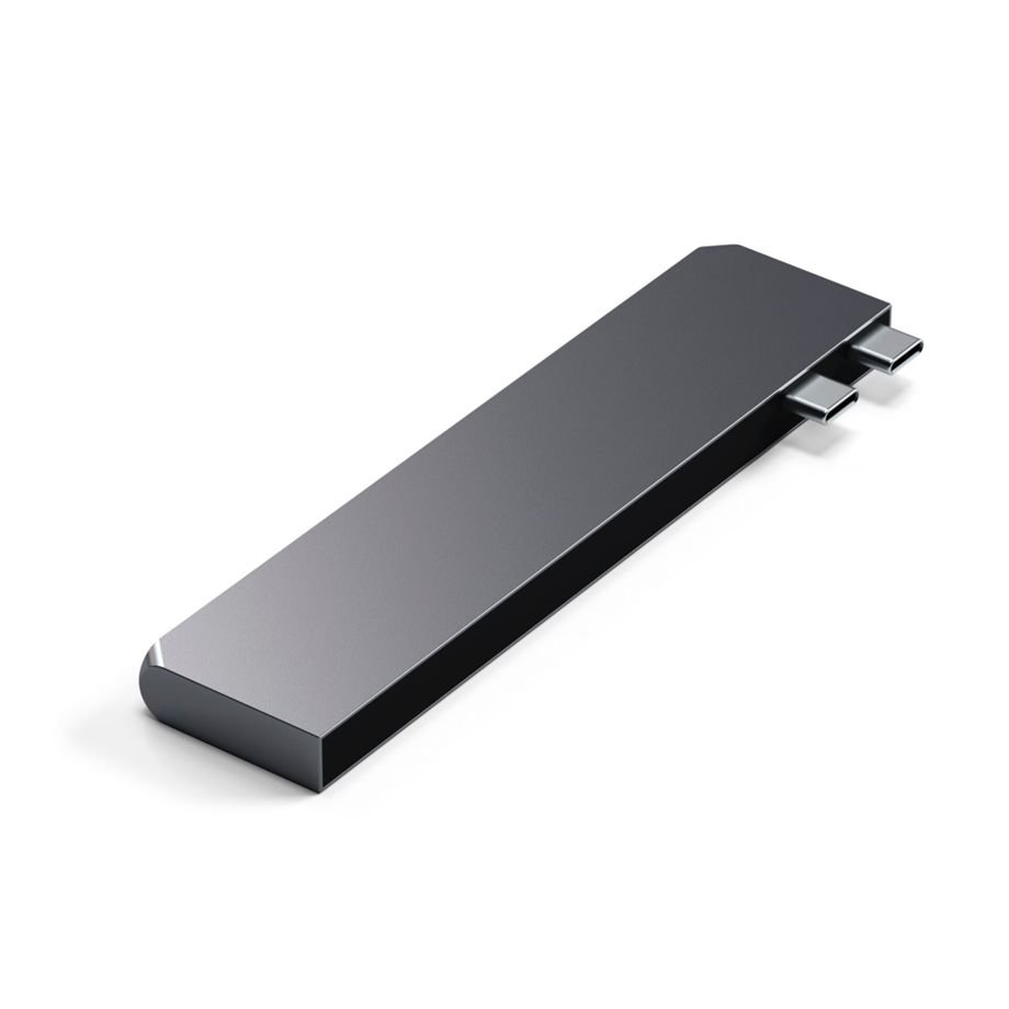 Satechi USB-C Pro Hub Slim Adapter (7 in 2) Space Grau USB-C 100W 7 in 2