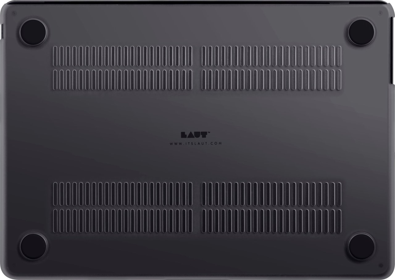 LAUT Huex Hartschalencase für Apple Macbook Air 13“ (M2/M3/M4/M5), Frost Schwarz 13" Notebook Kunststoff