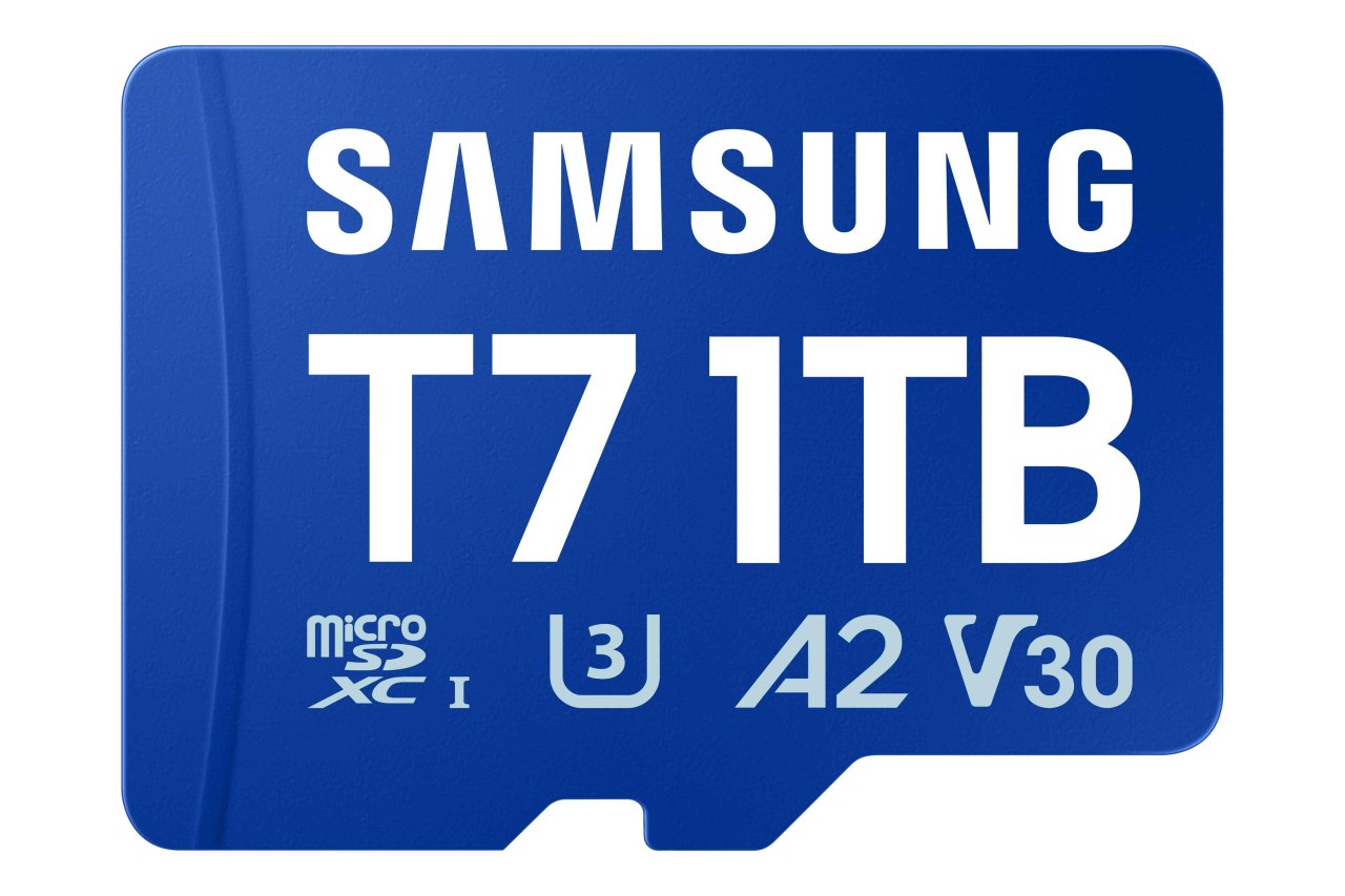 Samsung T7 microSD Speicherkarte Blau 1TB