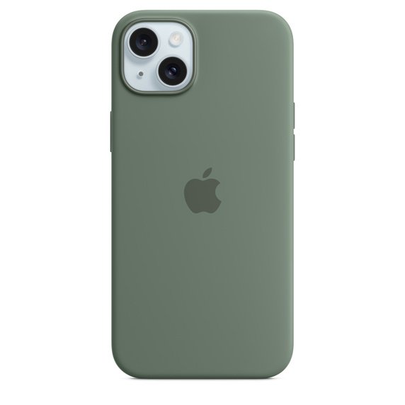 Apple iPhone 15 Plus Silikon Case mit MagSafe