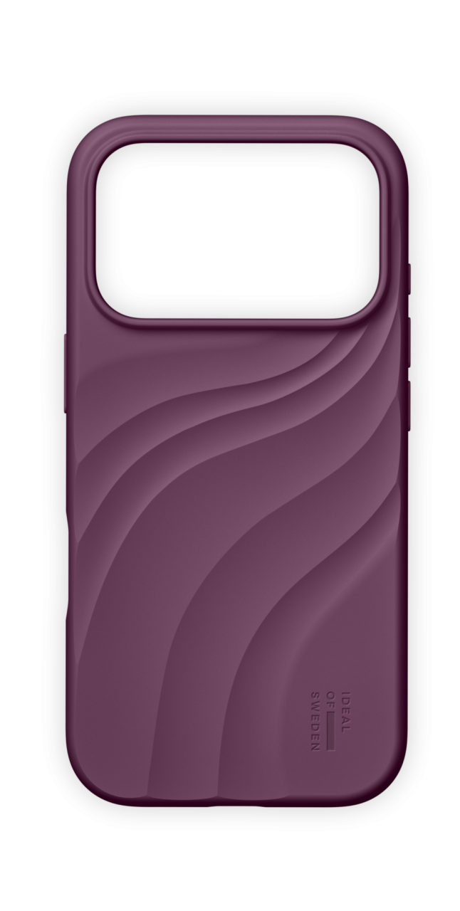 Ideal of Sweden Soft Swirl Case MagSafe iPhone 17 Pro / 18 Pro Velvet Plum iPhone 17 Pro iPhone 18 Pro