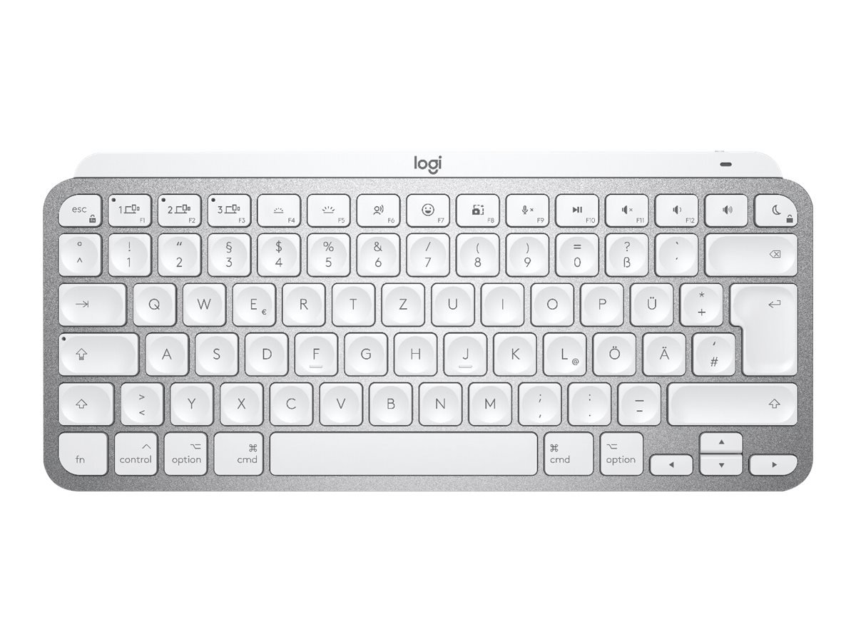 Logitech MX Keys Mini für Mac Hellgrau Deutsch Bluetooth