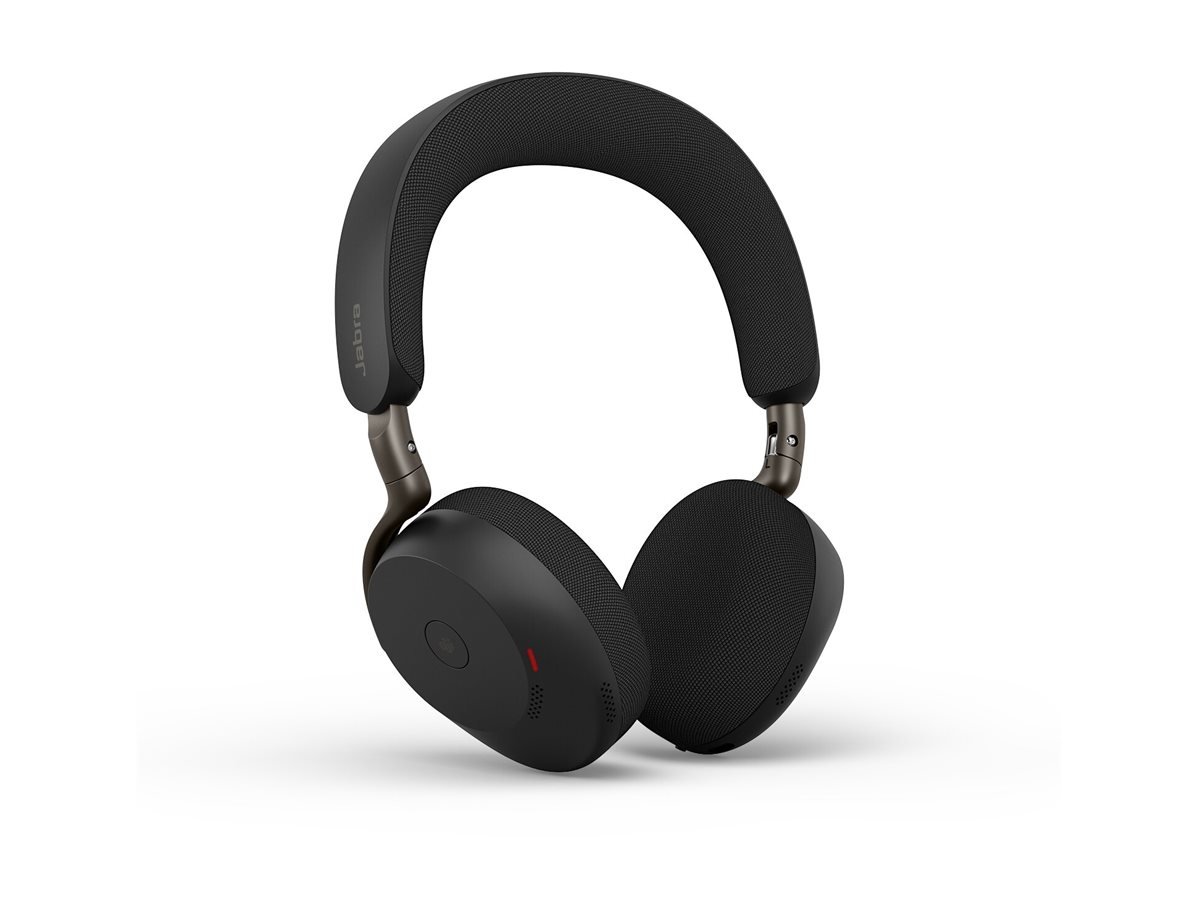 Jabra Evolve3 75 On Ear Bluetooth Headset mit Mikrofon, Ladestation & ANC