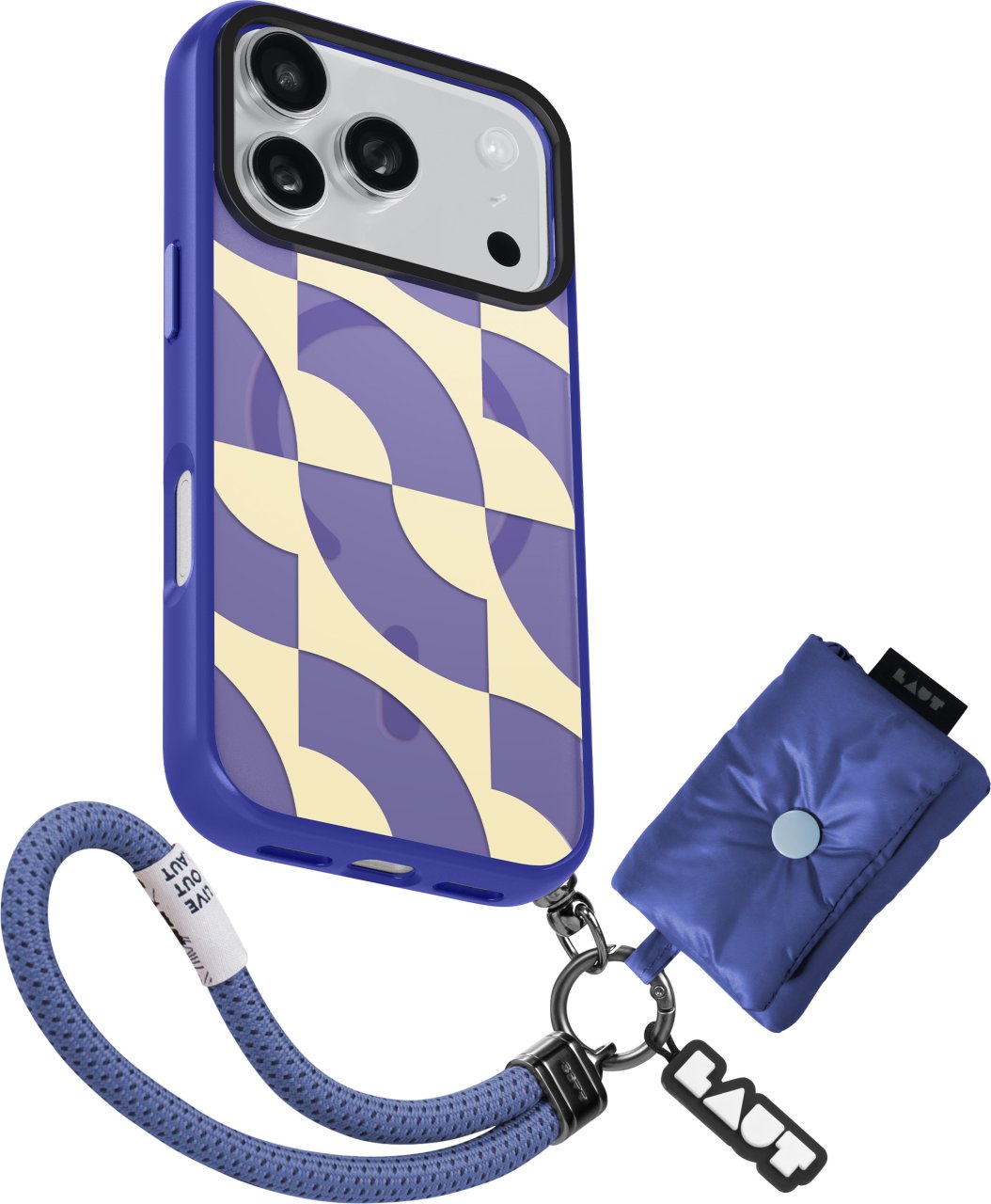 LAUT Keyko Pop Case für iPhone 17 Pro Indigo Tide iPhone 17 Pro