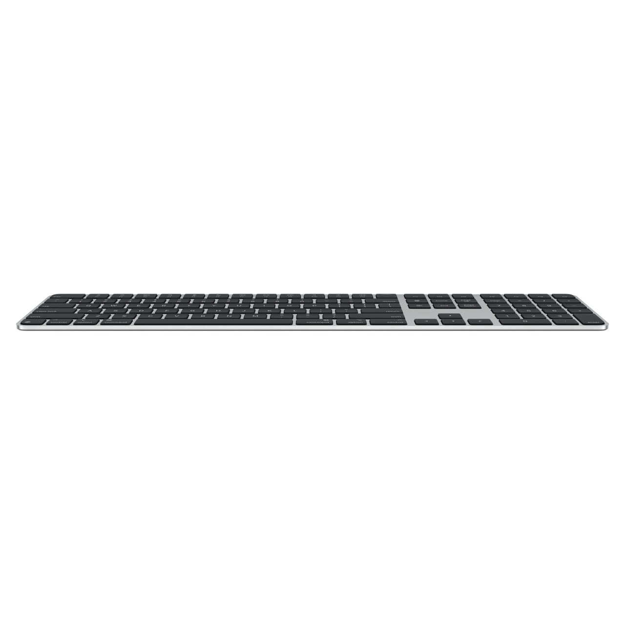 Apple Magic Keyboard mit Touch ID und Ziffernblock (USB-C) Silber/Schwarz US Englisch 2 - 3 W Bluetooth