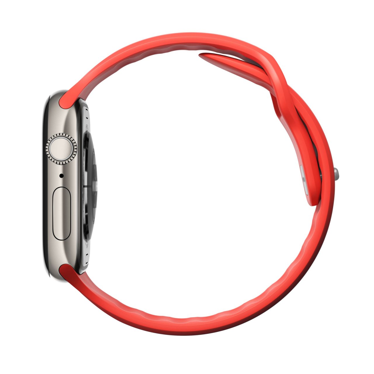 Nomad Tempo Band für Apple Watch Rot 42 (Series 1/2/3)/44/45/46/49mm Silikon