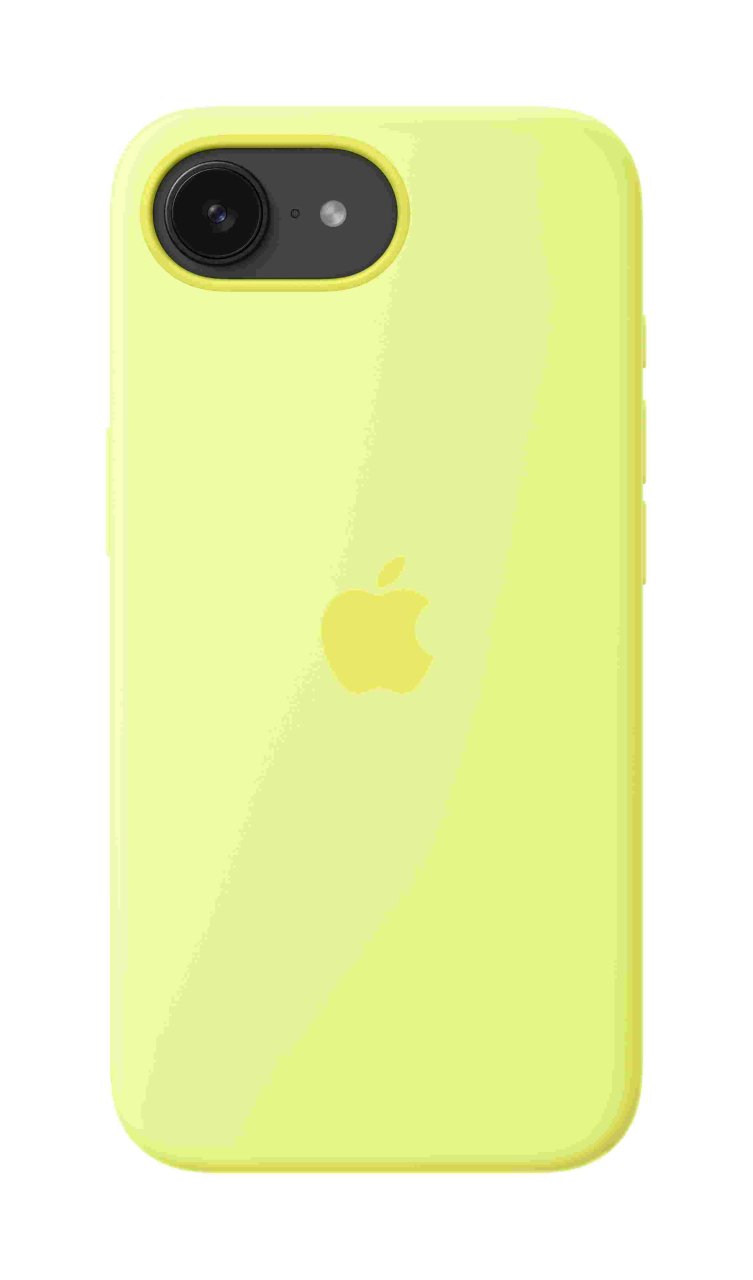 Apple iPhone 16e Silikon Case Neongelb iPhone 16e Silikon