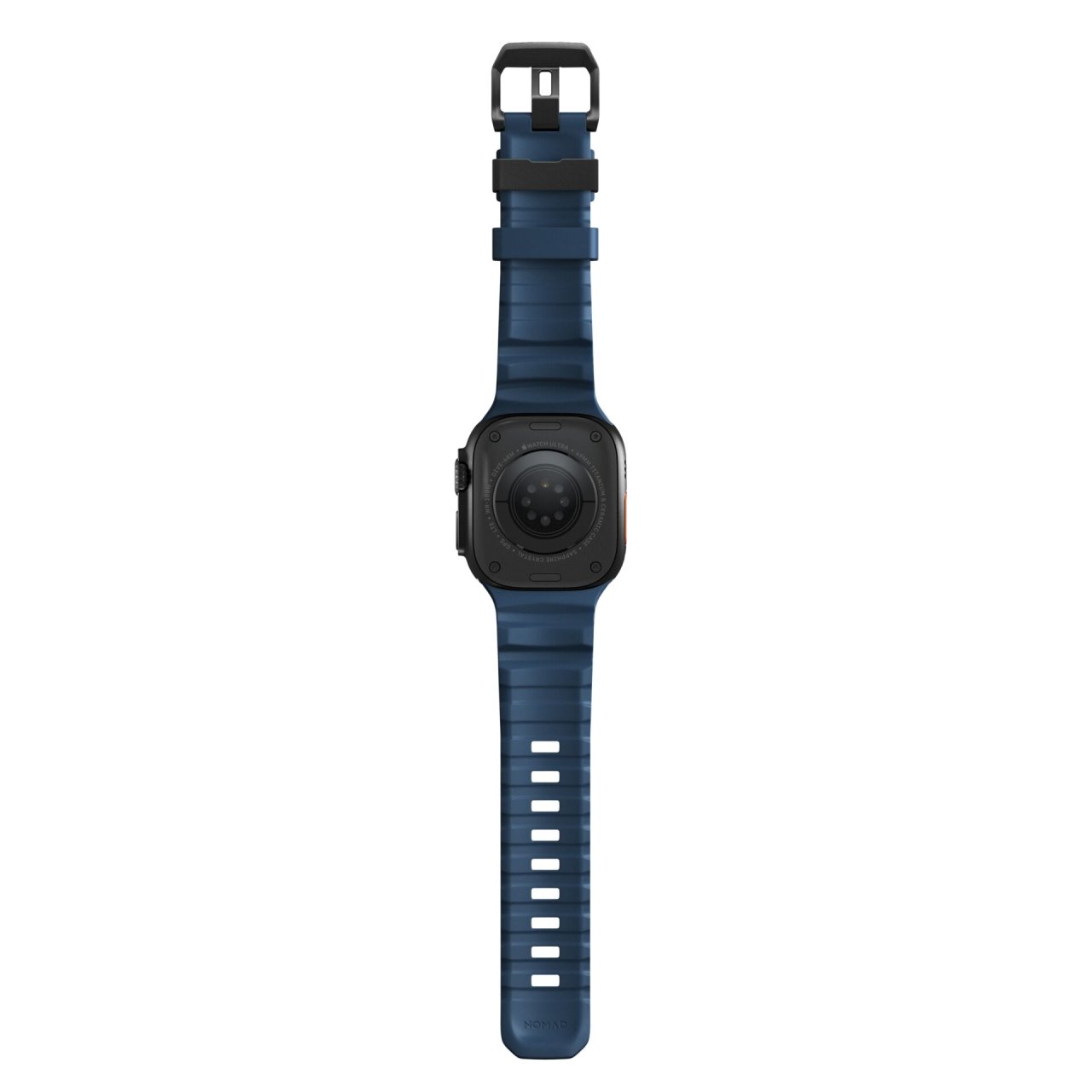 Nomad Rocky Point Armband für Apple Watch 42 (Series 1/2/3)/44/45/46/49mm Dunkelblau/Schwarz 42 (Series 1/2/3)/44/45/46/49mm Titanium