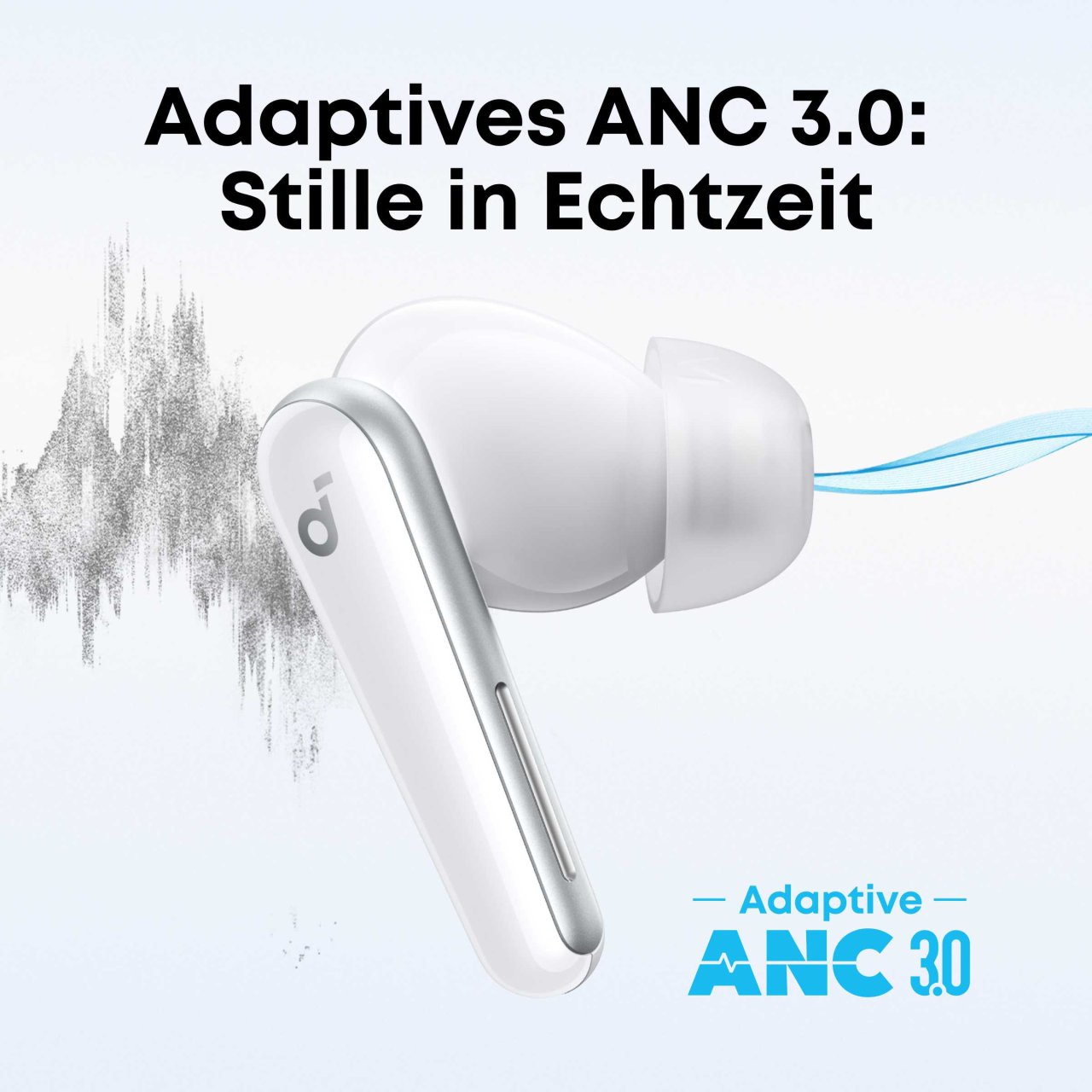 Soundcore Liberty 5 True Wireless Dolby 3D-Audio Kopfhörer Weiß In-Ear Kabellos