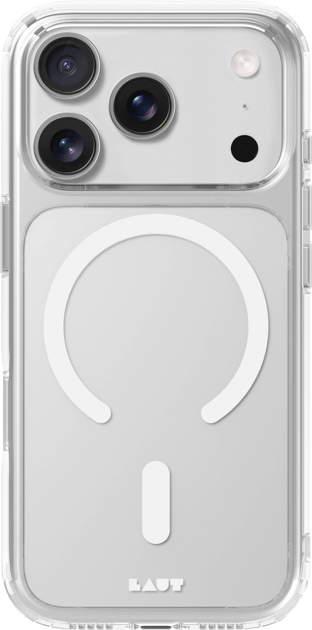 LAUT Crystal Fluro Case für iPhone 17 Pro Max Clear Light Grey iPhone 17 Pro Max Kunststoff