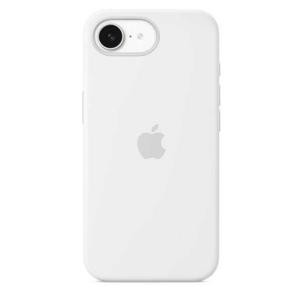 Apple iPhone 16e Silikon Case, Weiß