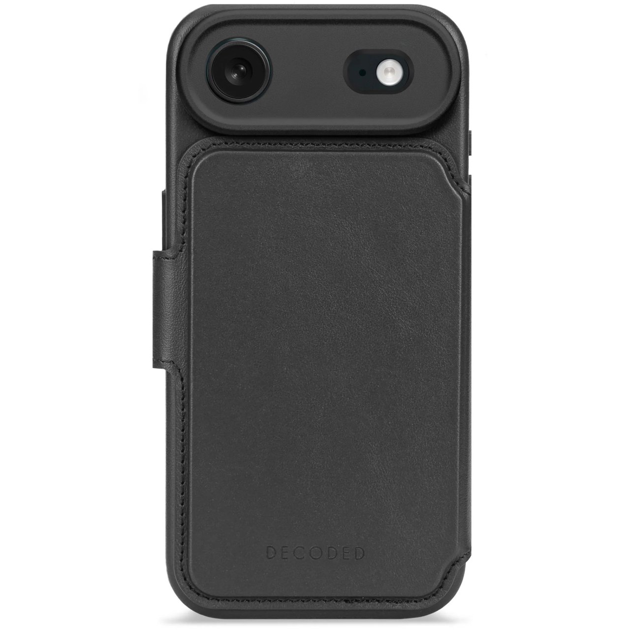 Decoded Detachable Wallet mit MagSafe für iPhone Air Schwarz iPhone Air Leder